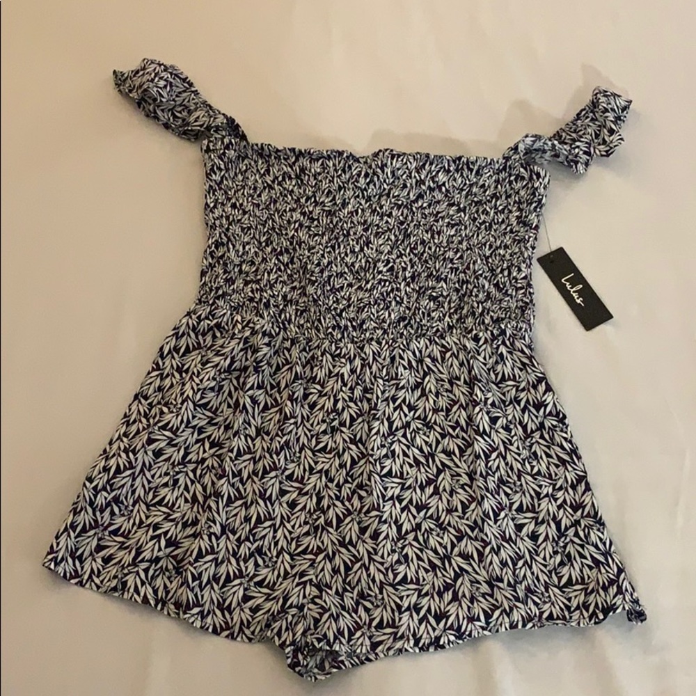 *New* Floral summer off-the-shoulder romper